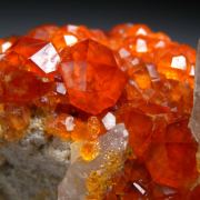 Spessartine with Quartz