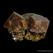 Siderite with Chalcopyrite