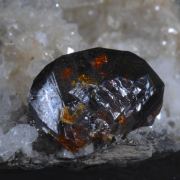 Sphalerite on Quartz