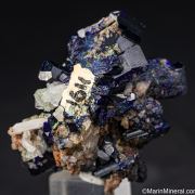 Azurite with Cerussite