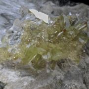 Titanite with Adularia, Byssolite, Apatite etc.