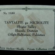 Tantalite Ps Microlite