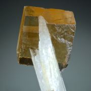 Fluorite on Celestite