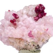 Roselite-beta, calcite var. cobaltoan