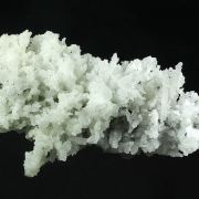 Quartz (Casts after Stibnite) with Stibnite