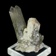 Orthoclase twin with Quartz (v. Smoky)