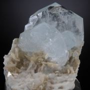 Beryl var. Aquamarine with Albite
