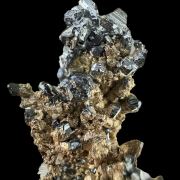 Polybasite, silver