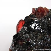 Rhodonite gem crystal in Galena