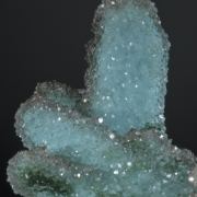 Chrysocolla with Quartz and Malachite