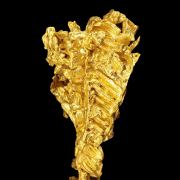 Or (cristaux fins) (3,18 grammes) / Localité - Serra do Caldeirao claims, Pontes e Lacerda, District de Jauru, Mato Grosso, Brésil