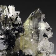 gem ANGLESITE, GALENA