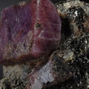 Corundum V. Ruby in Schist
