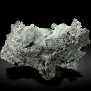 Silver with Löllingite and Calcite