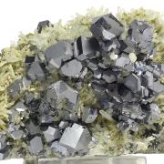 Galena, calcite, quartz
