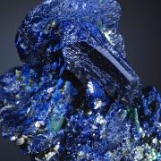 Azurite with Arsentsumebite, Malachite etc.