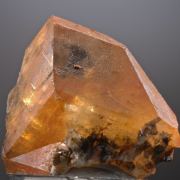 Calcite included by Realgar