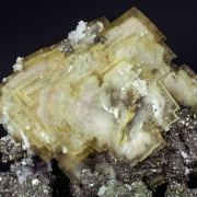 Baryte with Pyrite and Quartz