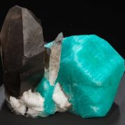 Amazonite, Smoky Quartz & Cleavlandite