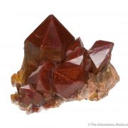 Quartz included by Hematite