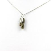 Raw Epidote Necklace. 6.99 ct.