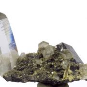 Ferberite, quartz, fluorapatite