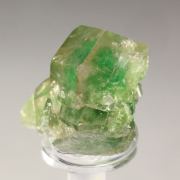 gem GARNET var. GROSSULAR with GREEN CHROMIAN PHANTOMS