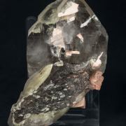 Quartz (variety smoky), Quartz, Microcline