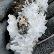 Pyrrhotite on Quartz