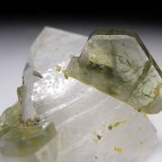 Apatite on Quartz