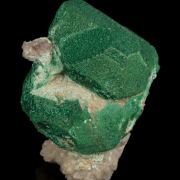 Malachite coating Cuprite