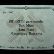 Siderite Paramorphs, With Quartz, on Galena