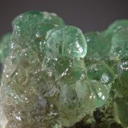 Fluorite (globular crystals) with Schorl