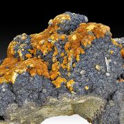 Hutchinsonite with Orpiment, Pyrite, Sphalerite