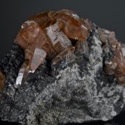Rhodochrosite - scalenohedral crystals