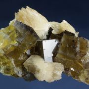 Fluorite with Calcite (Strontian?)