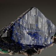 Azurite on Malachite