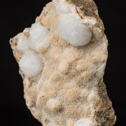 Analcime on Stilbite