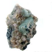 Wardite & Goyazite on Lazulite