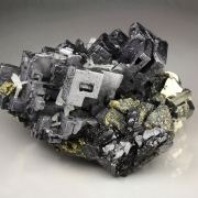 skeletal GALENA, CHALCOPYRITE