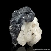 Hematite on Adularia