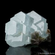 Aquamarine with Muscovite