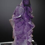 Fluorite -Stacked cast with Barite