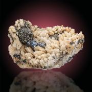Pyrargyrite  on Calcite