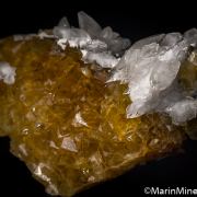 Fluorite with Calcite