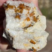 Vanadinite with Calcite