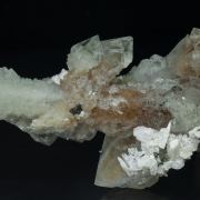 Quartz with inclusions, Magnetite and Calcite