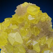 Sulphur  on Aragonite
