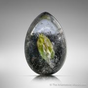 Titanite (Sphene) in Quartz cabochon (211.24 ct)