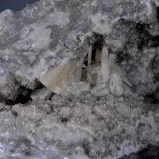 Cerussite, Hydrocerussite and Calcite - English classic